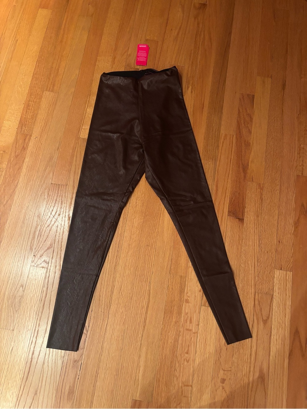 Commando Brown Faux Leather Jeggings